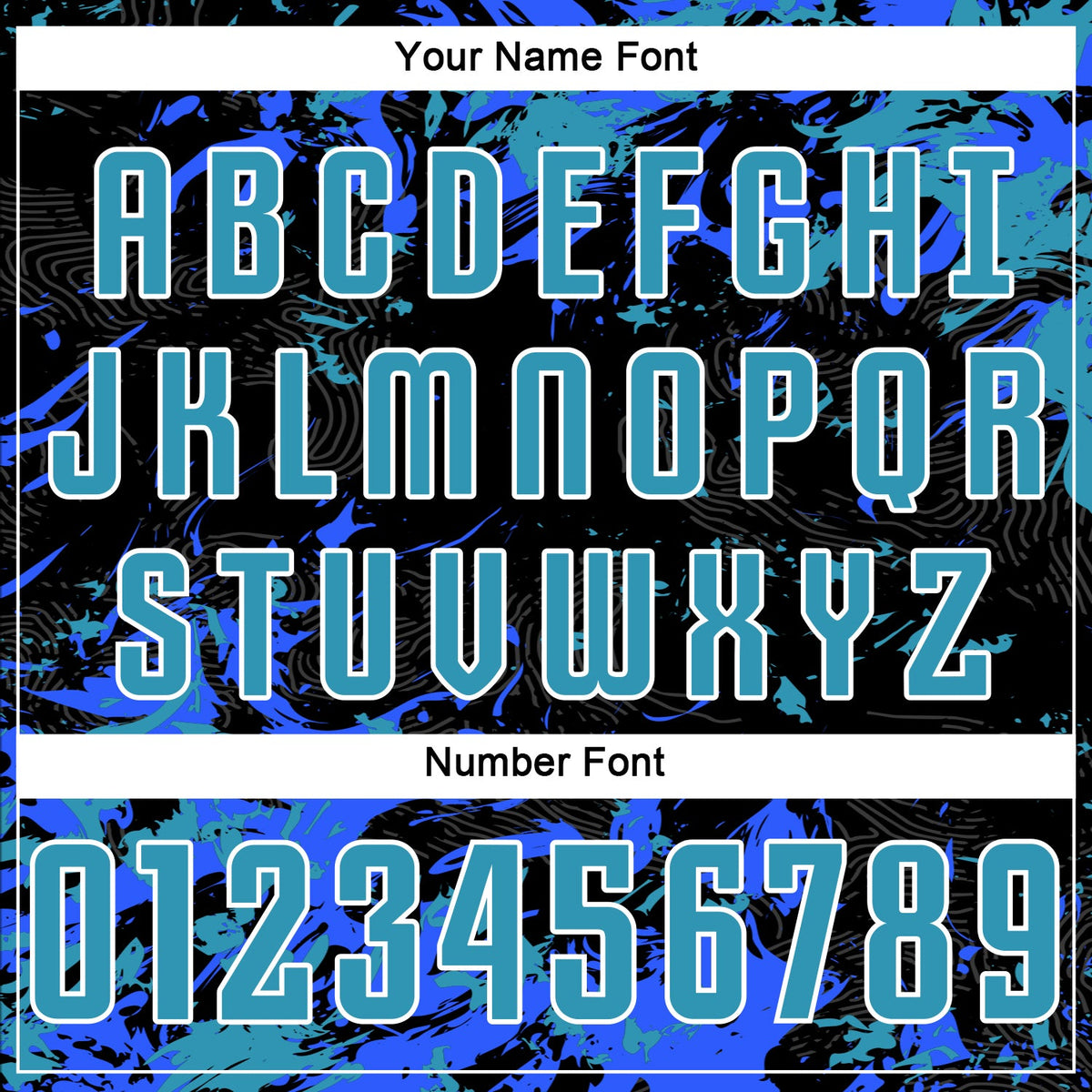 Custom Black Panther Blue Royal-White Fluid Art Splash Sublimation Soccer Uniform Jersey Limited