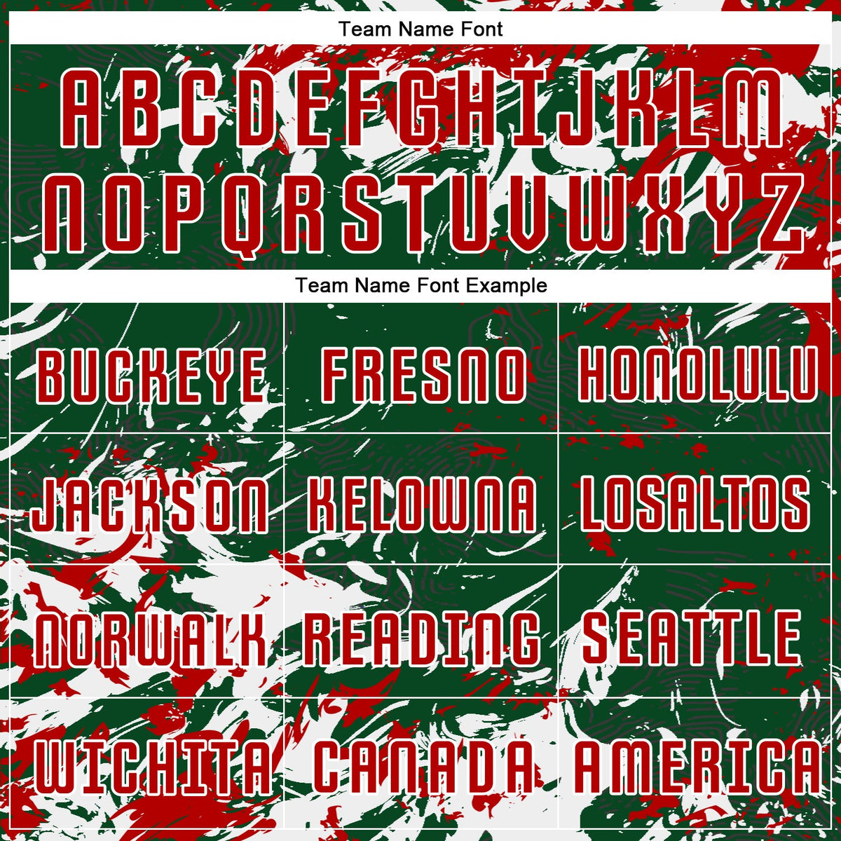 Custom Green Red-White Fluid Art Splash Sublimation Soccer Uniform Jersey Limited