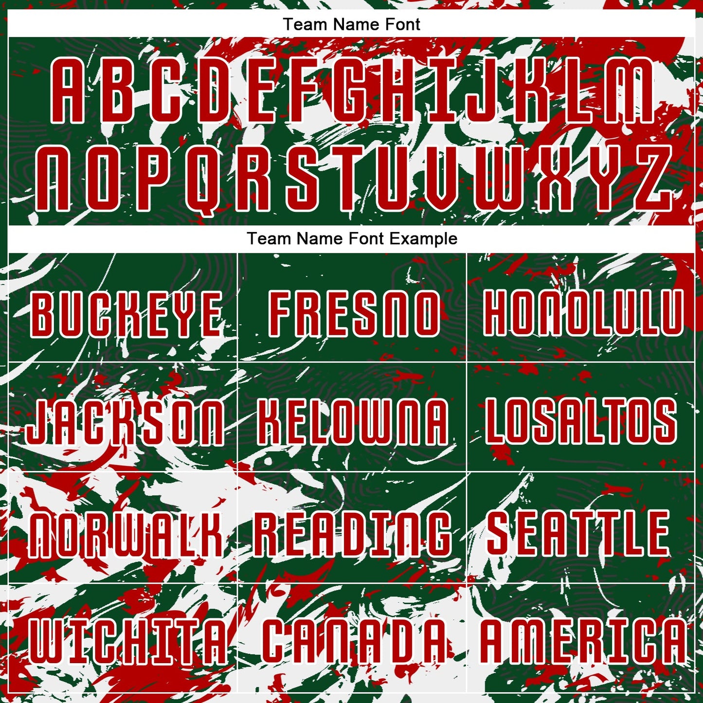 Custom Green Red-White Fluid Art Splash Sublimation Soccer Uniform Jersey Limited