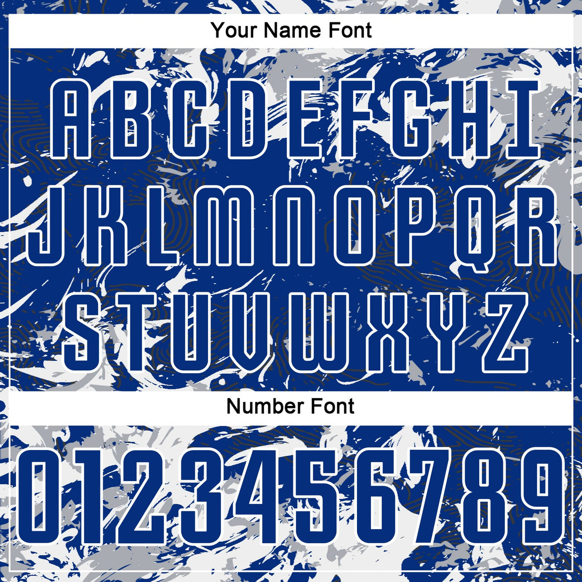 Custom Royal Gray-White Fluid Art Splash Sublimation Soccer Uniform Jersey Limited