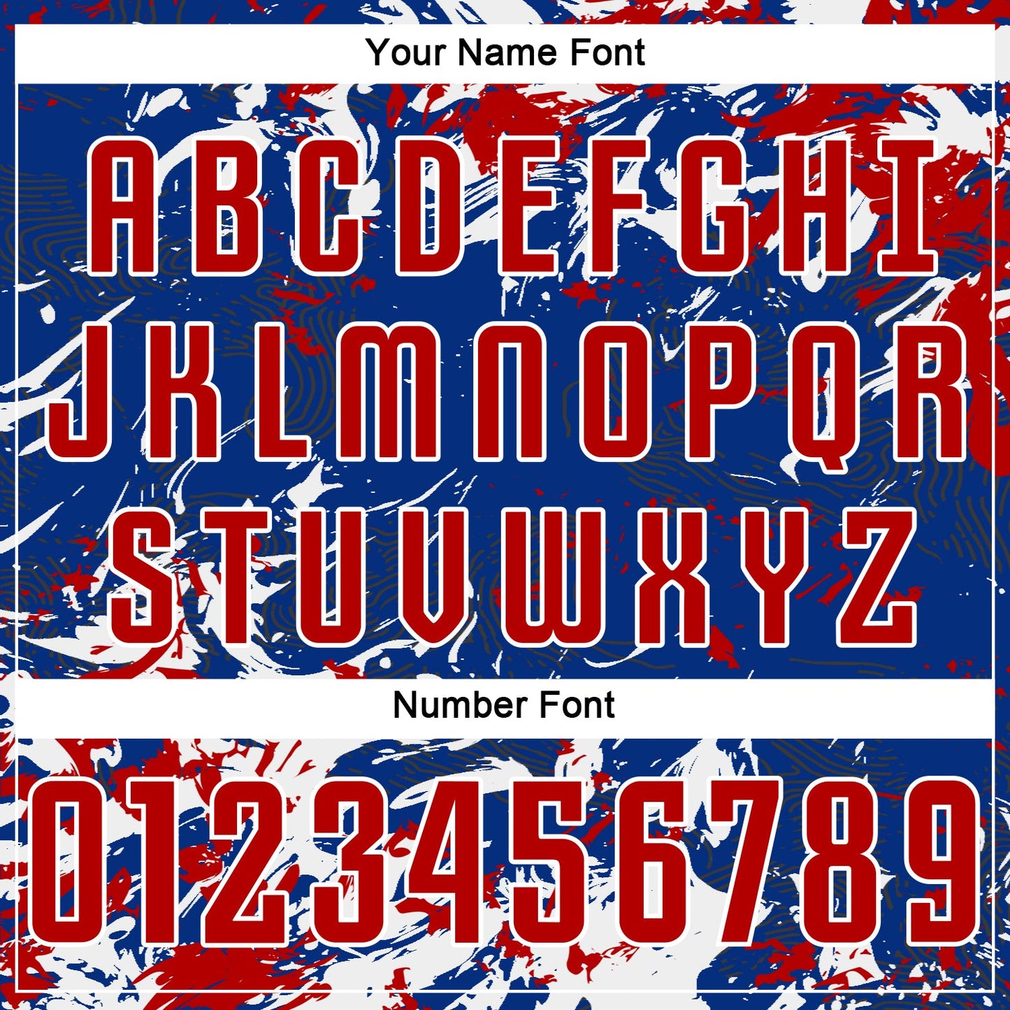 Custom Royal Red-White Fluid Art Splash Sublimation Soccer Uniform Jersey Limited