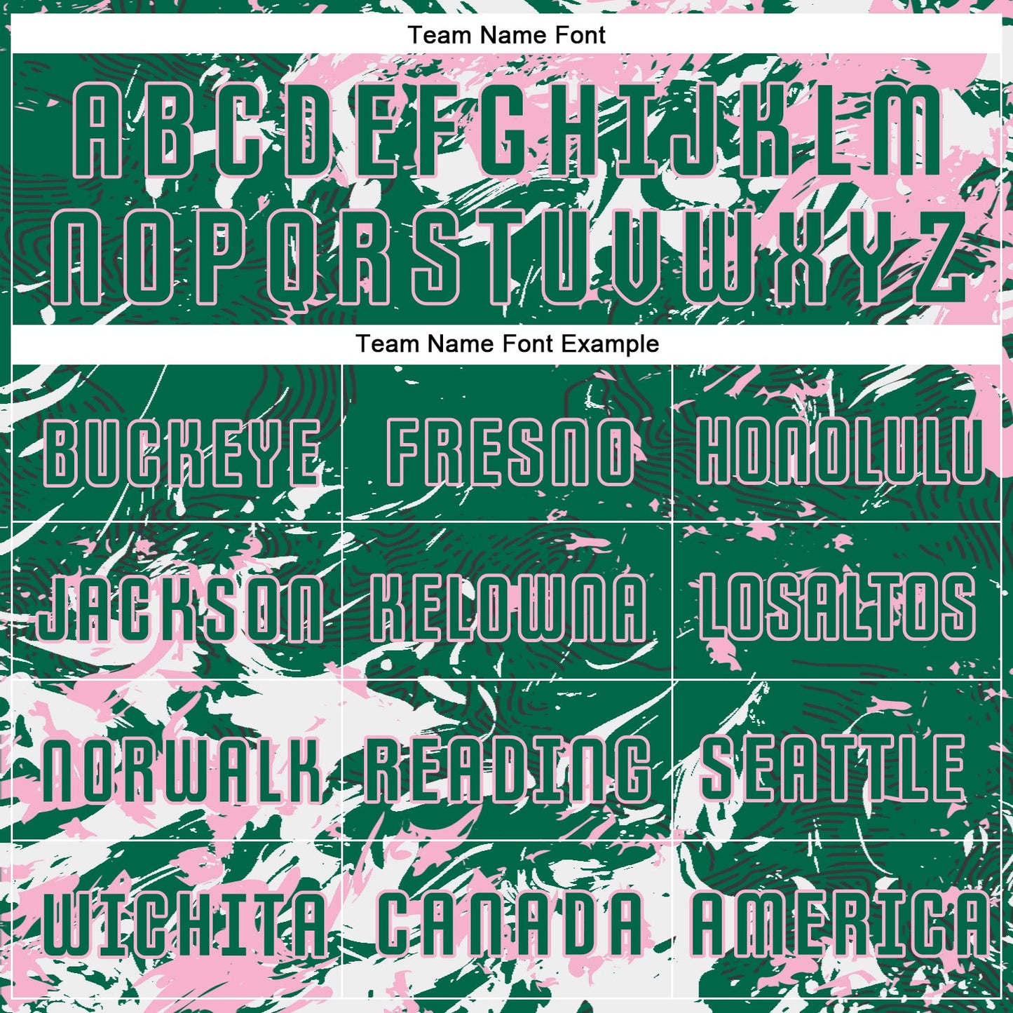 Custom Kelly Green Light Pink-White Fluid Art Splash Sublimation Soccer Uniform Jersey Limited