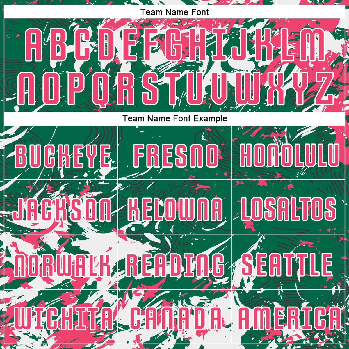 Custom Kelly Green Neon Pink-White Fluid Art Splash Sublimation Soccer Uniform Jersey Limited