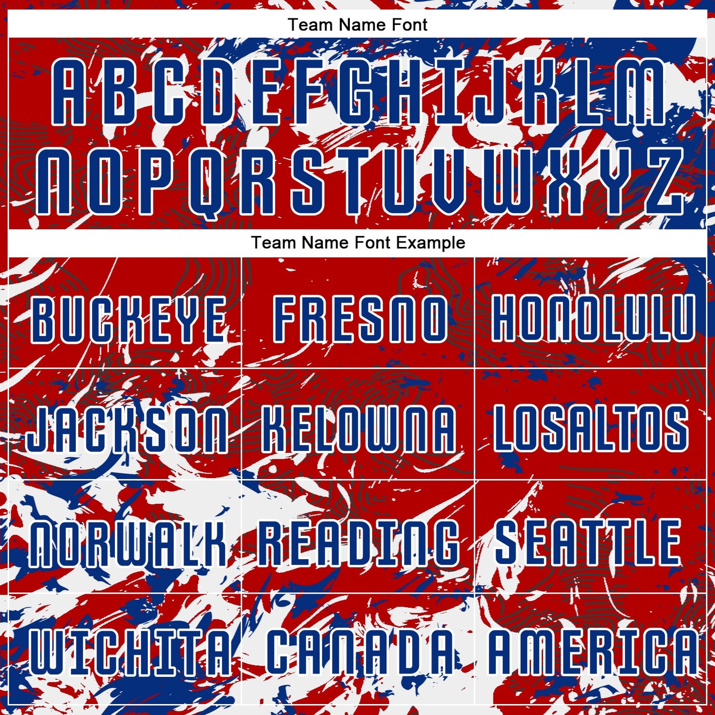 Custom Red Royal-White Fluid Art Splash Sublimation Soccer Uniform Jersey Limited