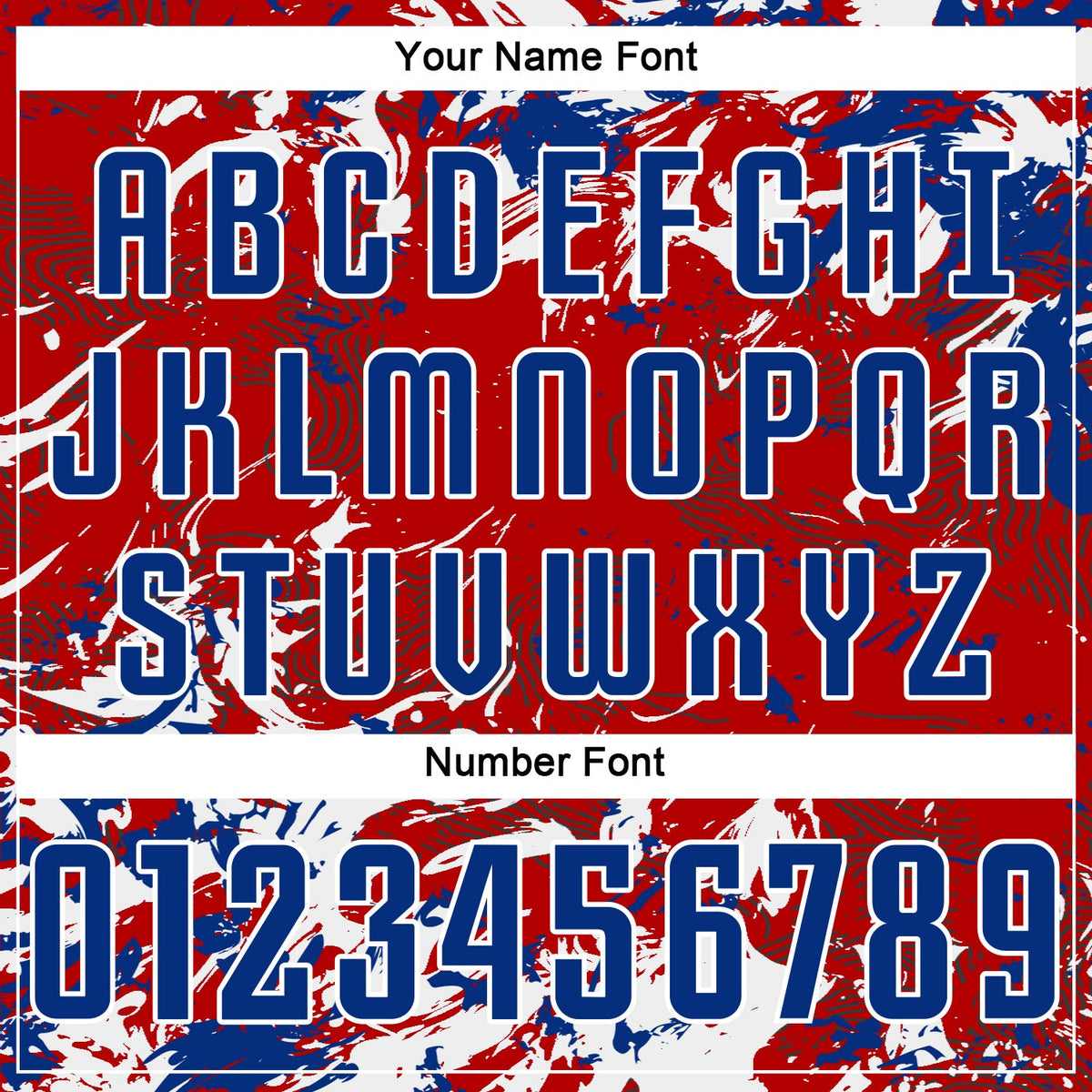 Custom Red Royal-White Fluid Art Splash Sublimation Soccer Uniform Jersey Limited