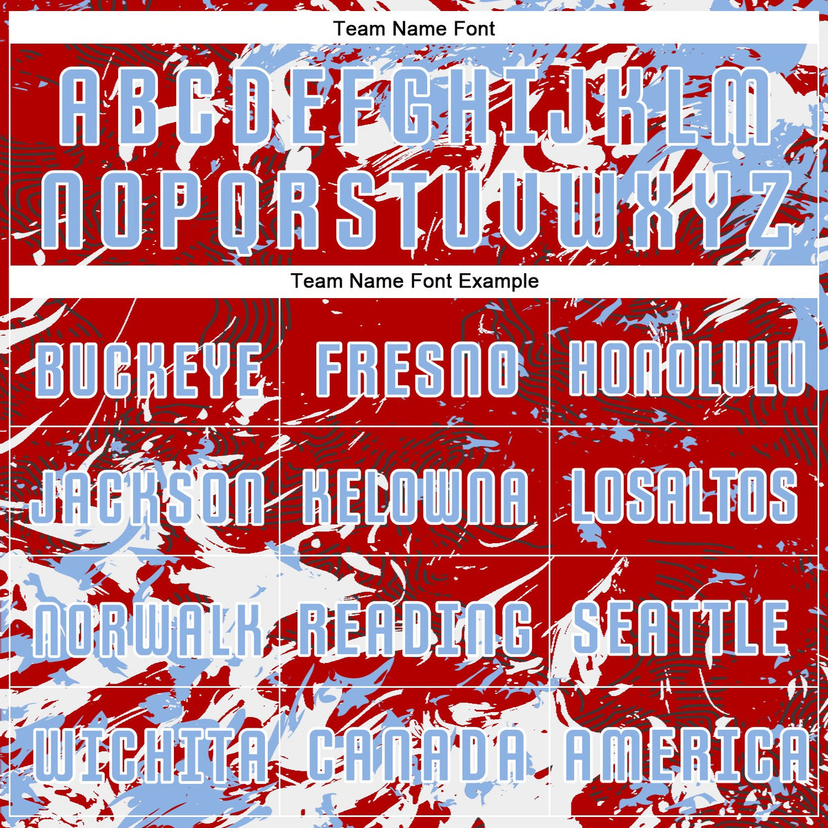 Custom Red Light Blue-White Fluid Art Splash Sublimation Soccer Uniform Jersey Limited