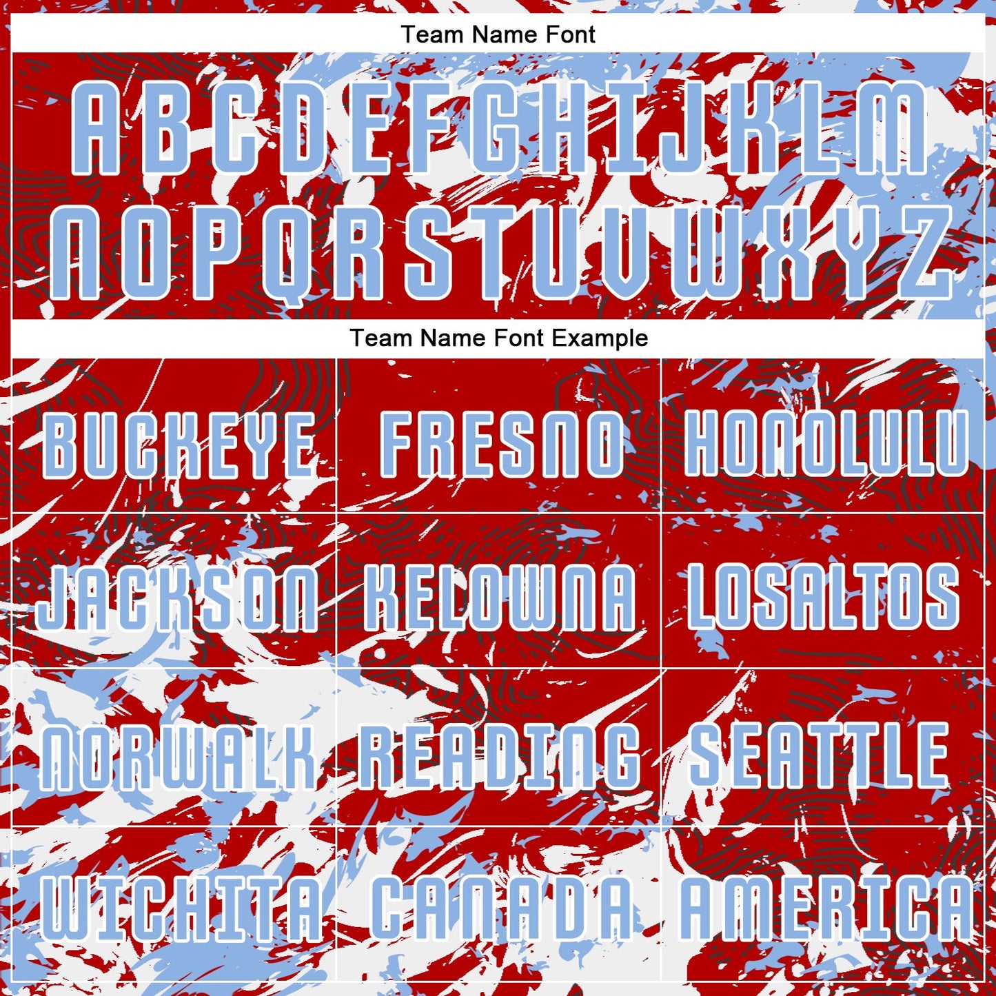 Custom Red Light Blue-White Fluid Art Splash Sublimation Soccer Uniform Jersey Limited