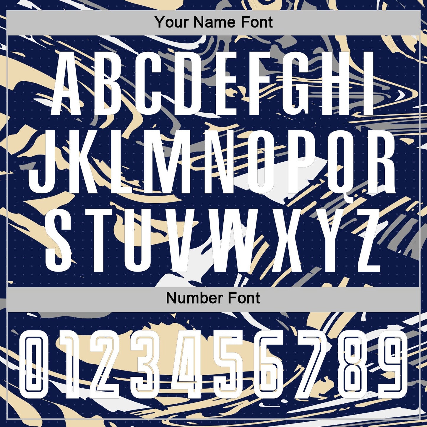 Custom Figure White Navy-Cream Fluid Art Splash Sublimation Soccer Uniform Jersey Limited