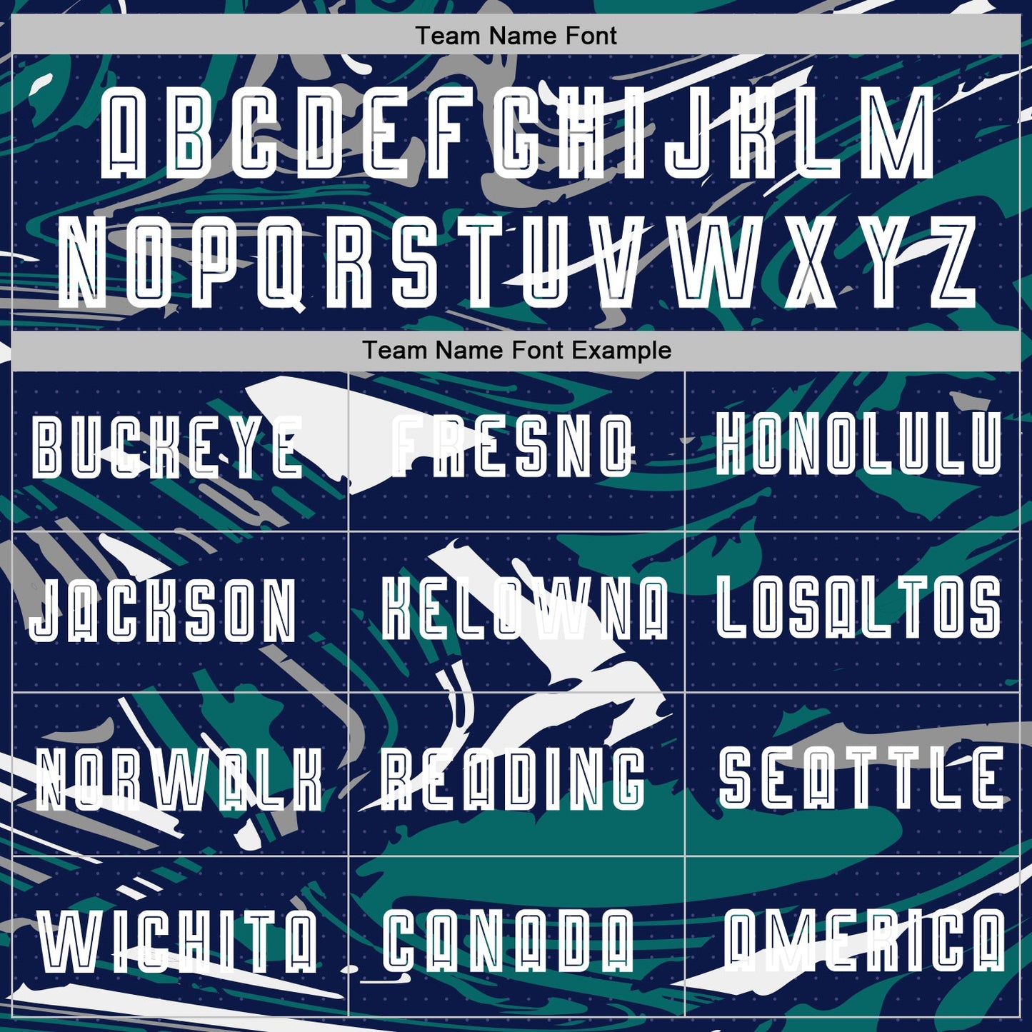 Custom Figure White Navy-Teal Fluid Art Splash Sublimation Soccer Uniform Jersey Limited