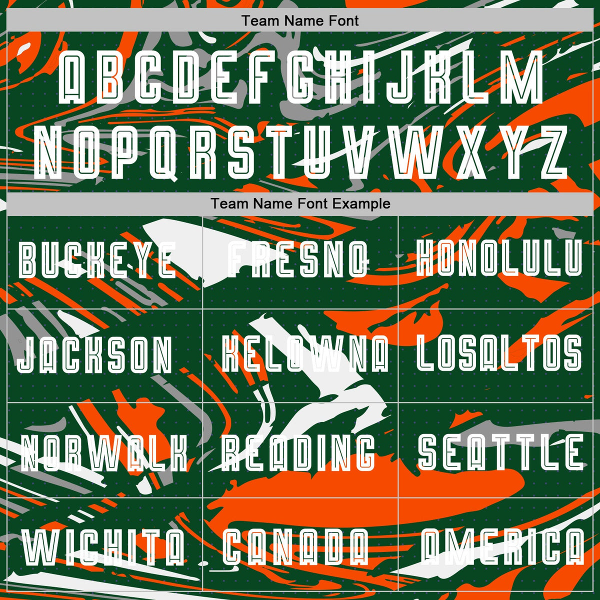 Custom Figure White Green-Orange Fluid Art Splash Sublimation Soccer Uniform Jersey Limited