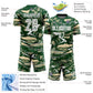 Custom Figure White Green-Cream Fluid Art Splash Sublimation Soccer Uniform Jersey Limited