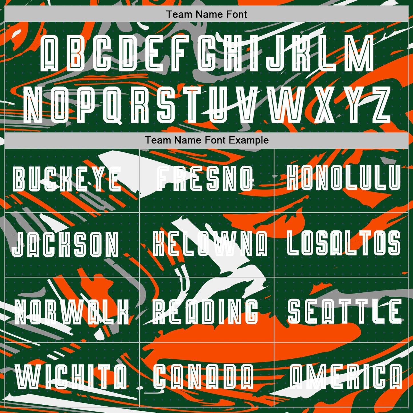 Custom Figure White Kelly Green-Orang Fluid Art Splash Sublimation Soccer Uniform Jersey Limited