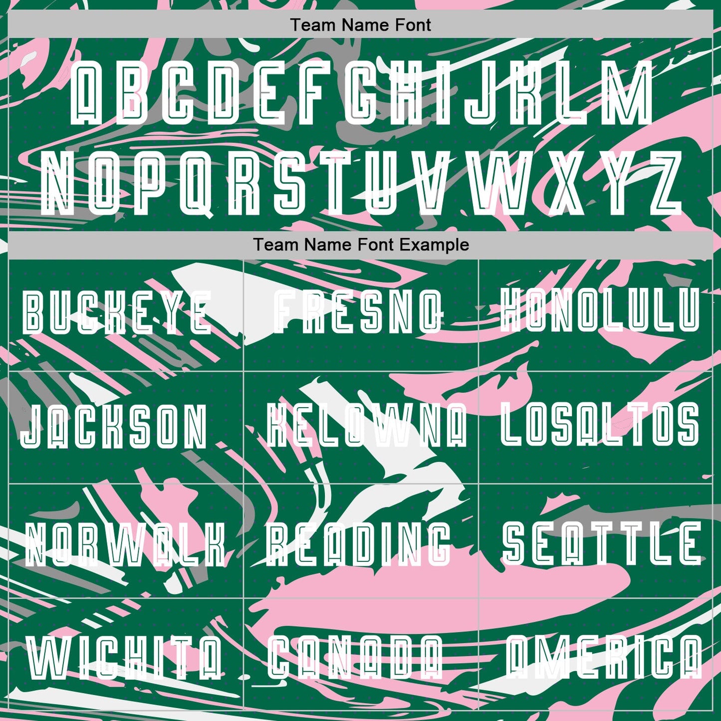 Custom Figure White Kelly Green-Light Pink Fluid Art Splash Sublimation Soccer Uniform Jersey Limited