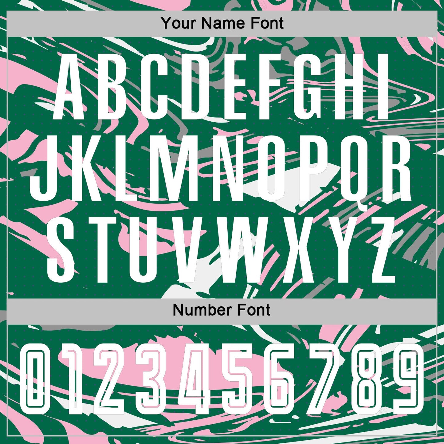 Custom Figure White Kelly Green-Light Pink Fluid Art Splash Sublimation Soccer Uniform Jersey Limited