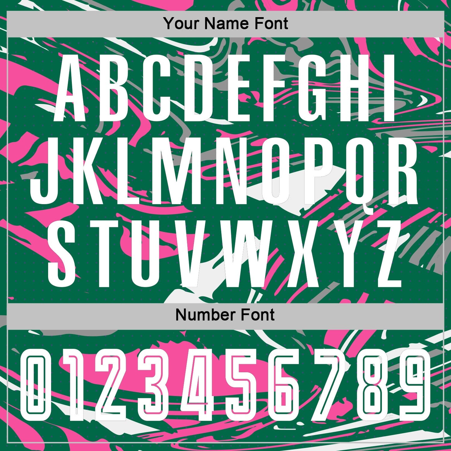 Custom Figure White Kelly Green-Pink Fluid Art Splash Sublimation Soccer Uniform Jersey Limited