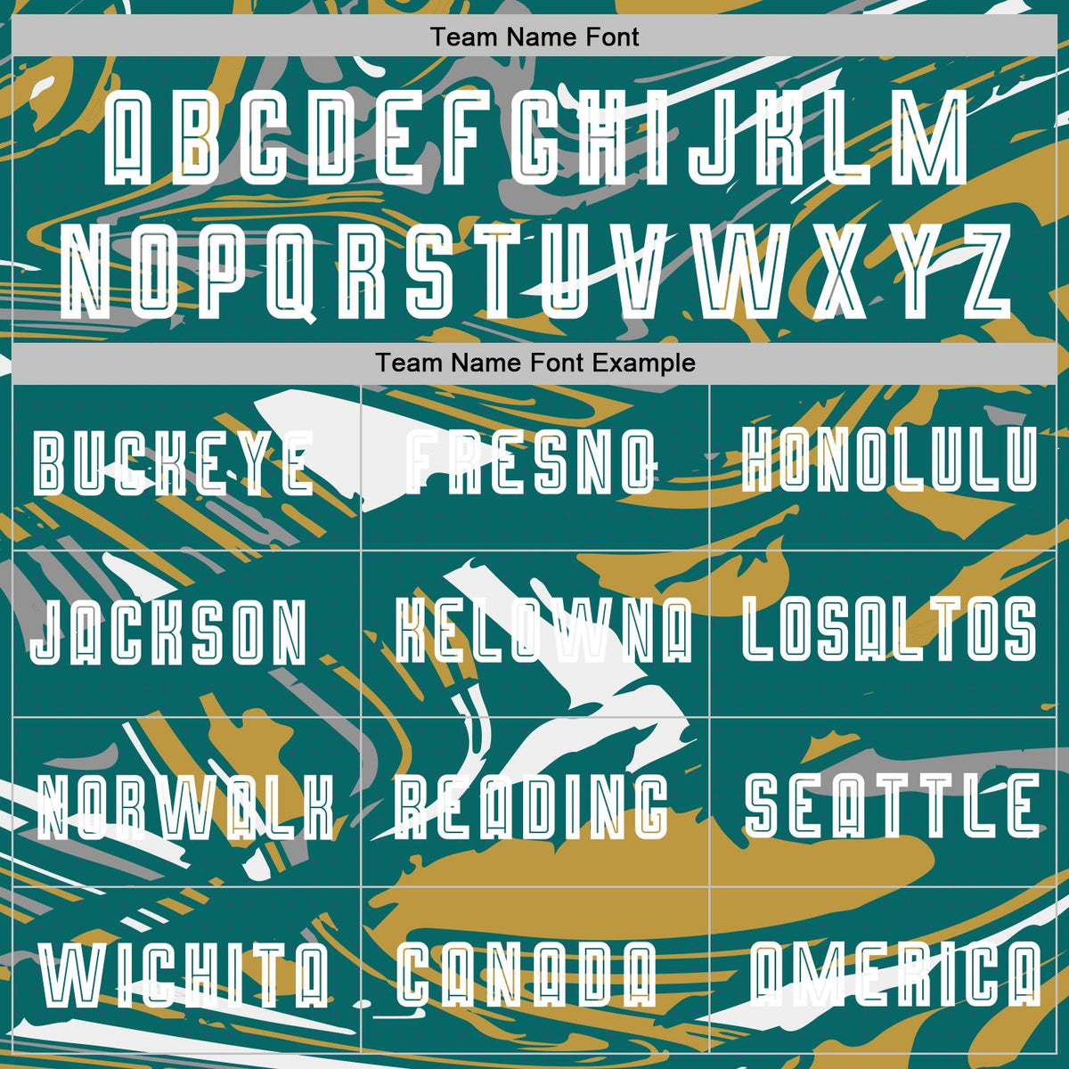 Custom Figure White Teal-Old Gold Fluid Art Splash Sublimation Soccer Uniform Jersey Limited