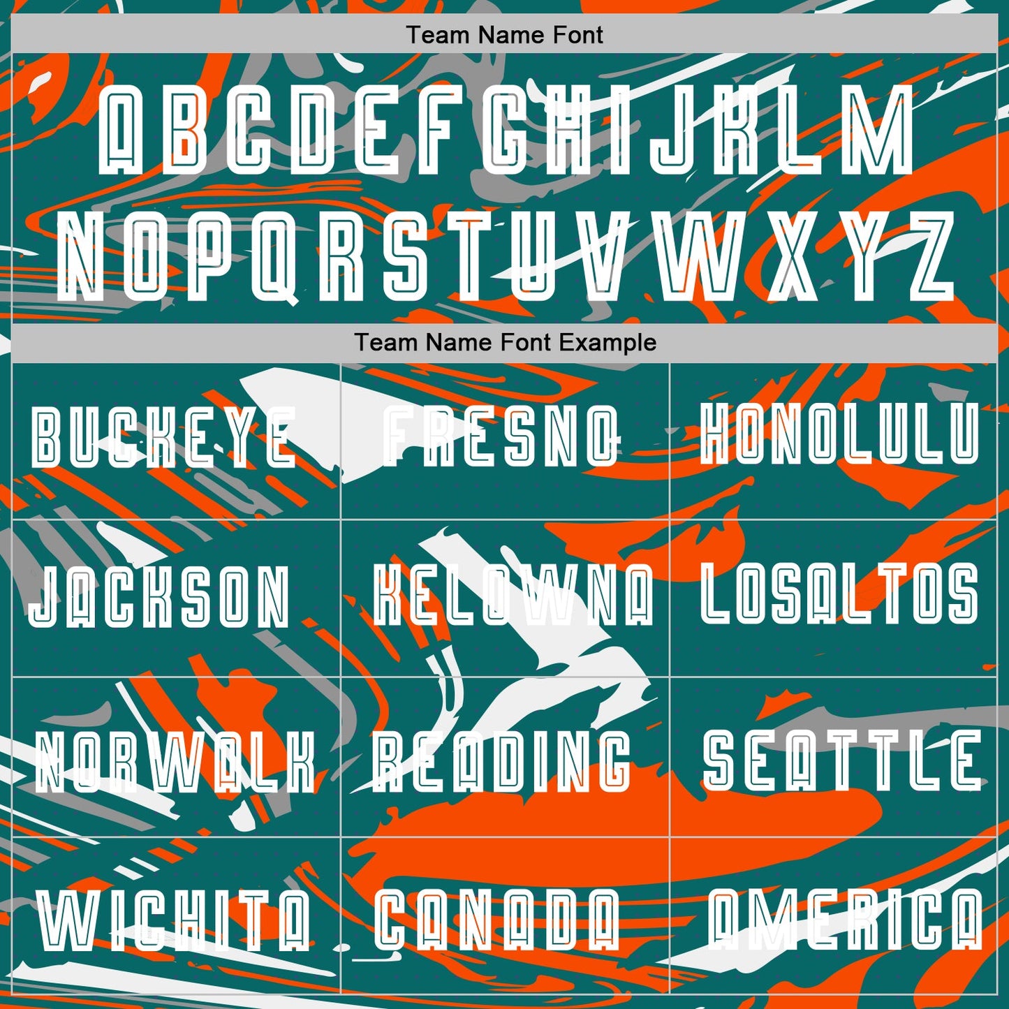 Custom Figure White Teal-Orange Fluid Art Splash Sublimation Soccer Uniform Jersey Limited