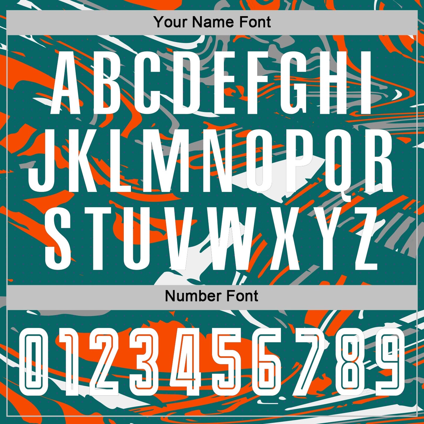 Custom Figure White Teal-Orange Fluid Art Splash Sublimation Soccer Uniform Jersey Limited