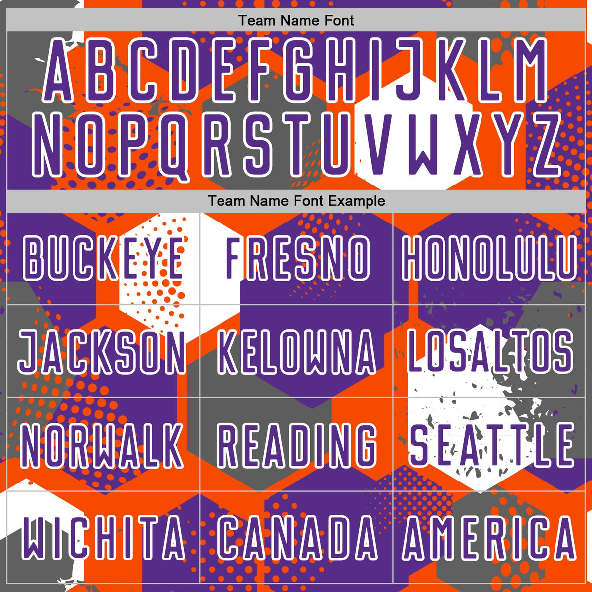 Custom Orange Purple-White Geometric Shape Sublimation Soccer Uniform Jersey Limited