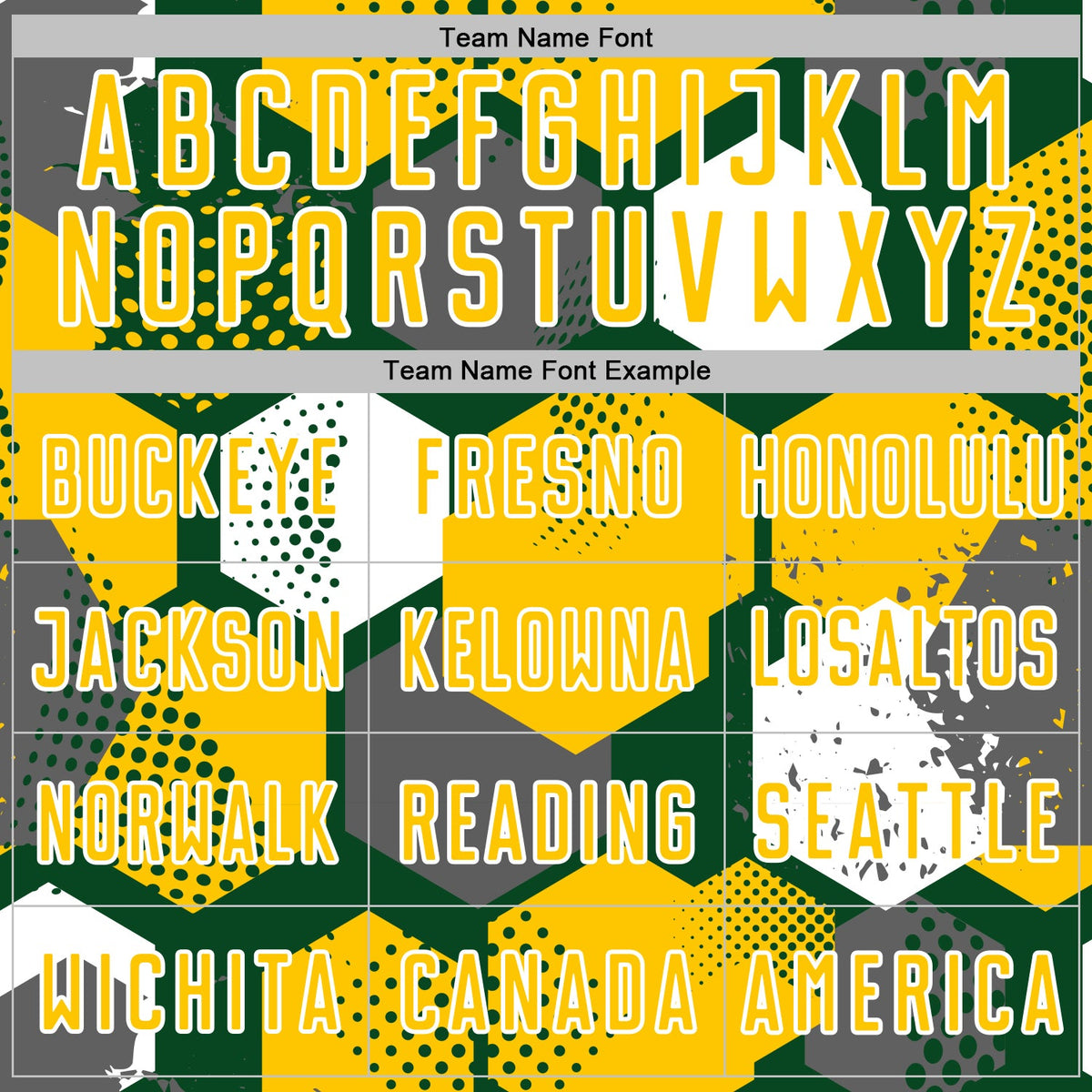 Custom Green Yellow-White Geometric Shape Sublimation Soccer Uniform Jersey Limited