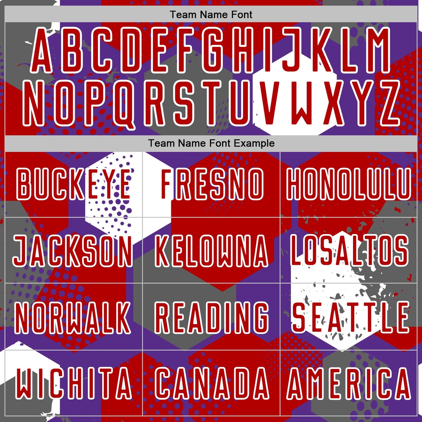 Custom Purple Red-White Geometric Shape Sublimation Soccer Uniform Jersey Limited