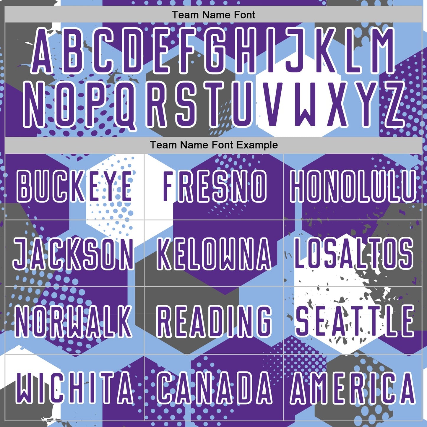 Custom Light Blue Purple-White Geometric Shape Sublimation Soccer Uniform Jersey Limited