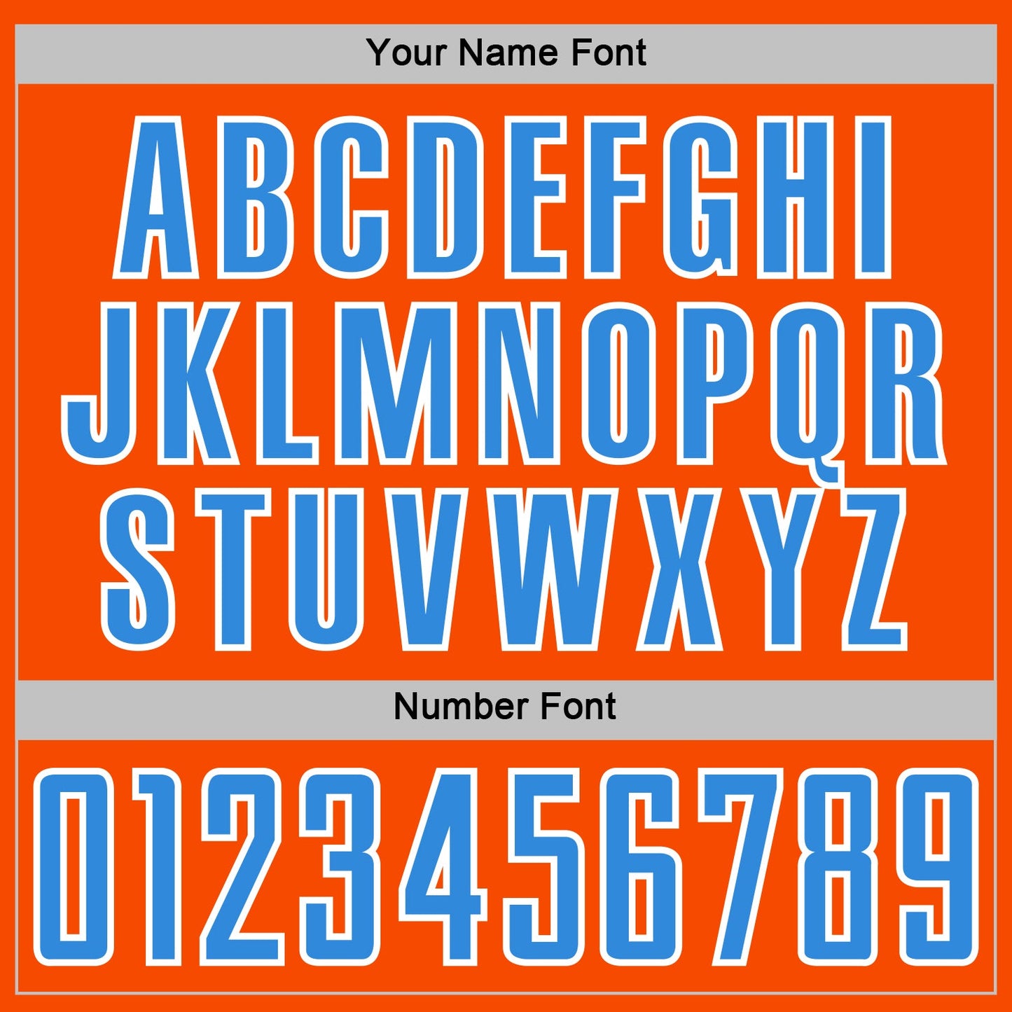 Custom Powder Blue Orange-White Geometric Shape Sublimation Soccer Uniform Jersey Limited