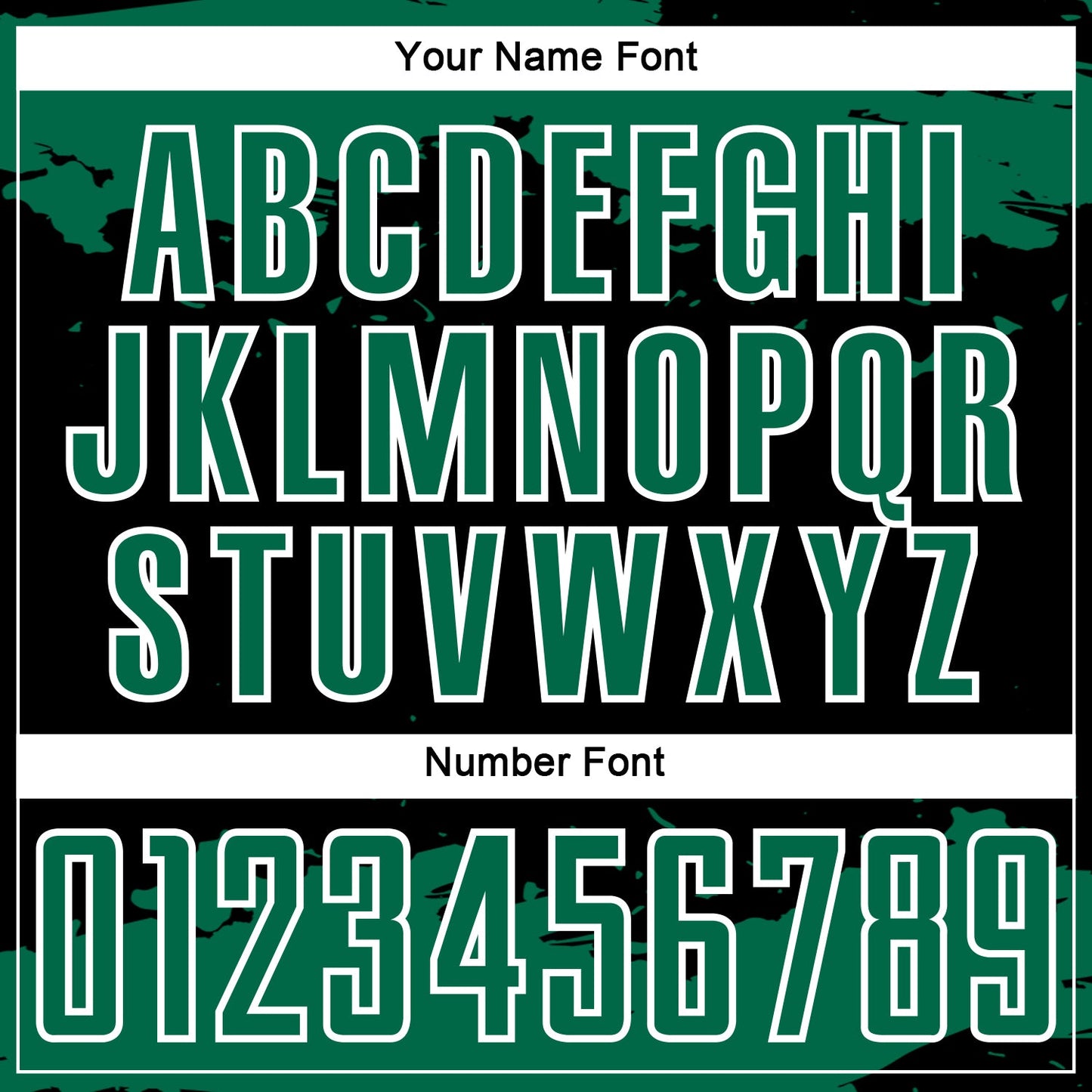 Custom Black Kelly Green-White Abstract Fragment Art Sublimation Soccer Uniform Jersey Limited