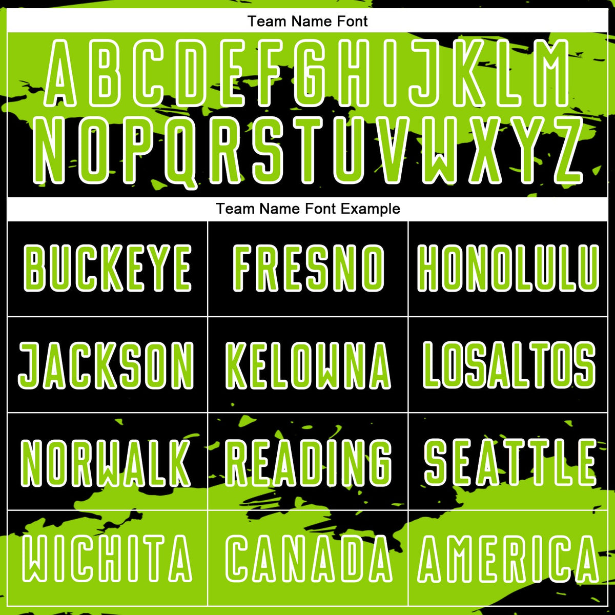 Custom Black Neon Green-White Abstract Fragment Art Sublimation Soccer Uniform Jersey Limited