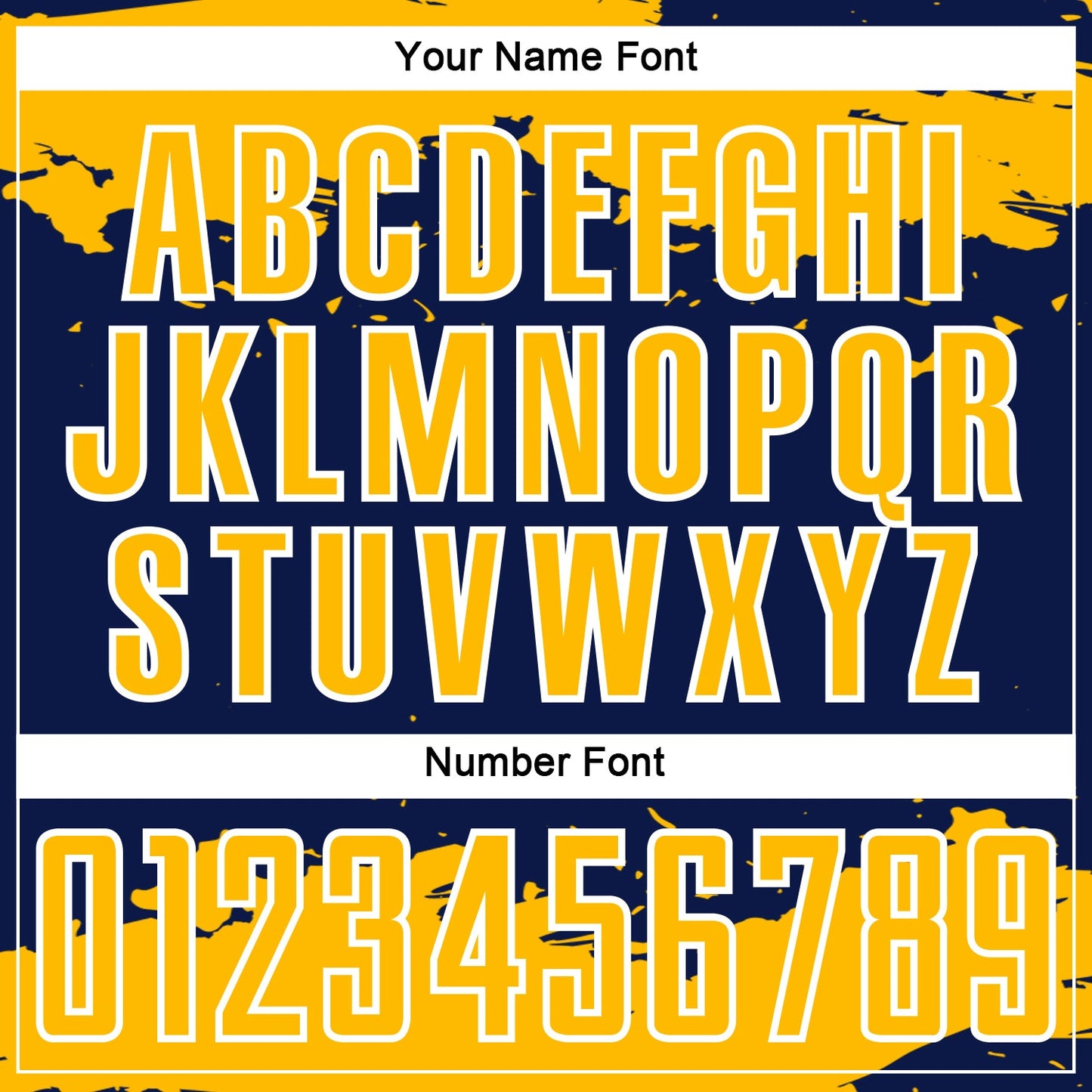 Custom Navy Gold-White Abstract Fragment Art Sublimation Soccer Uniform Jersey Limited