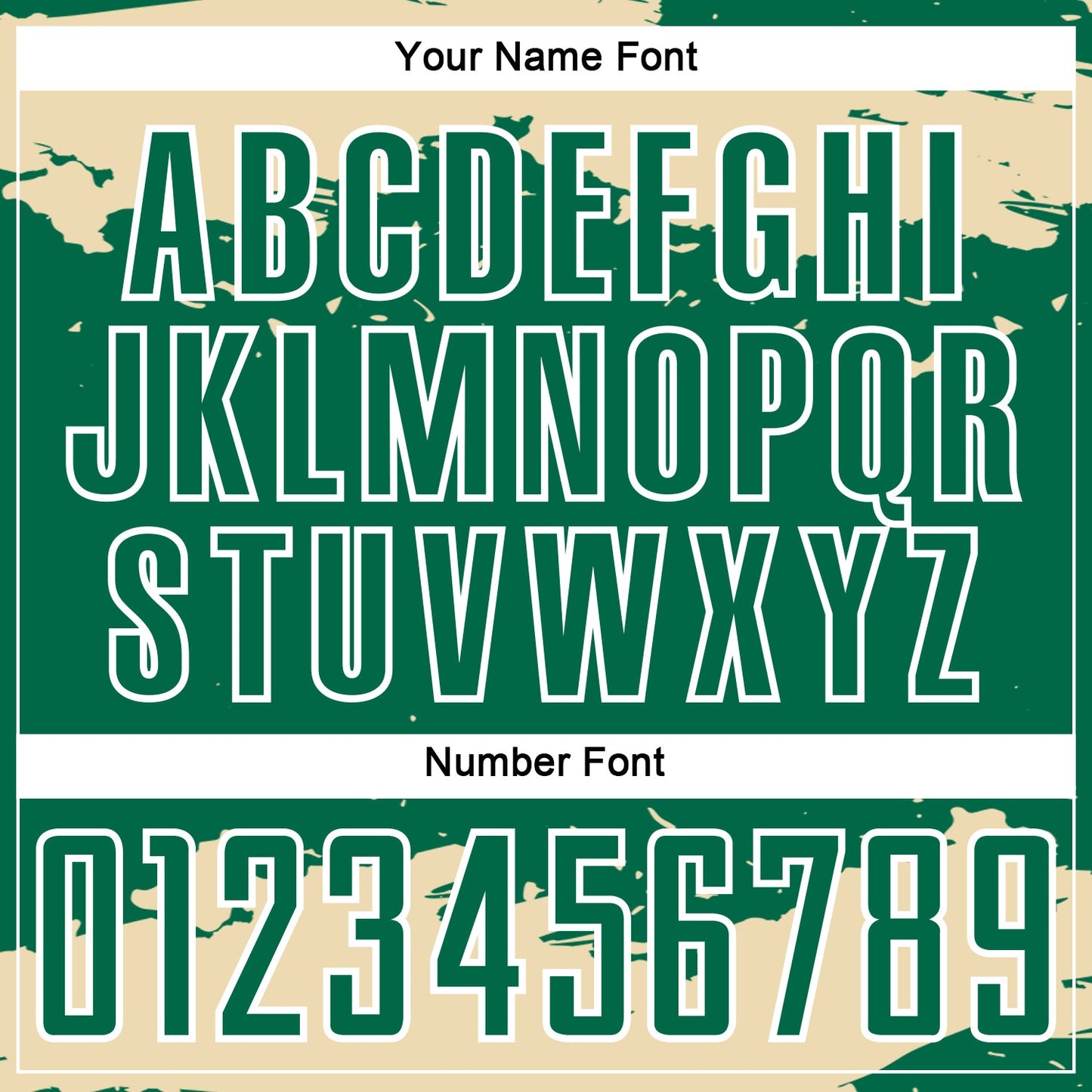 Custom Kelly Green Cream-White Abstract Fragment Art Sublimation Soccer Uniform Jersey Limited