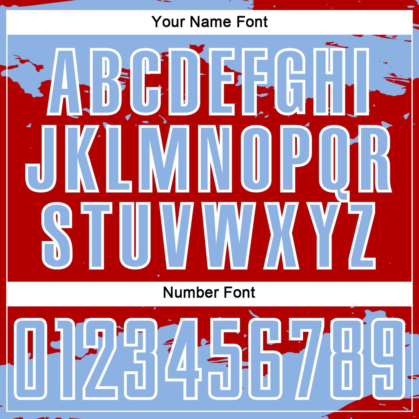 Custom Red Light Blue-White Abstract Fragment Art Sublimation Soccer Uniform Jersey Limited