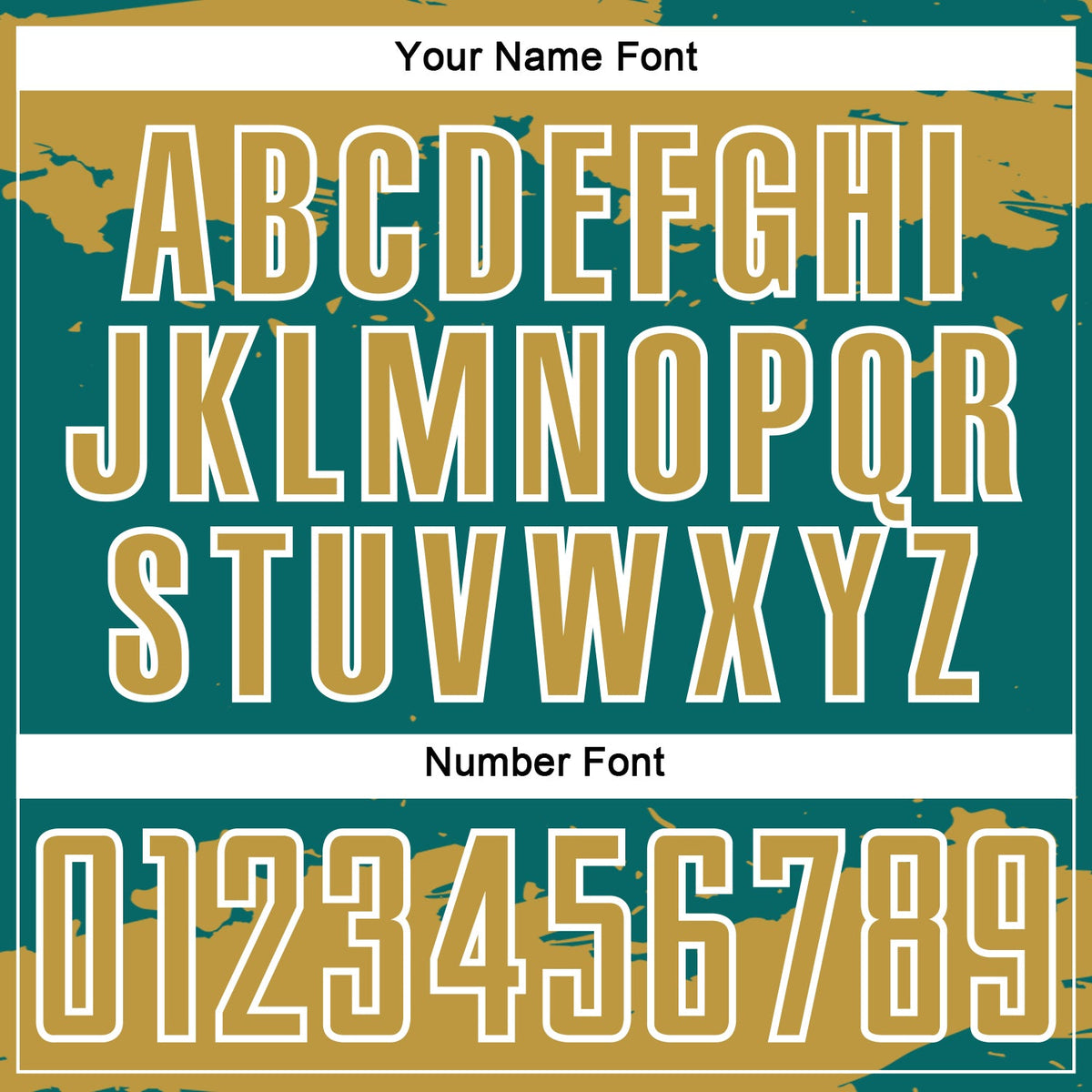 Custom Teal Old Gold-White Abstract Fragment Art Sublimation Soccer Uniform Jersey Limited