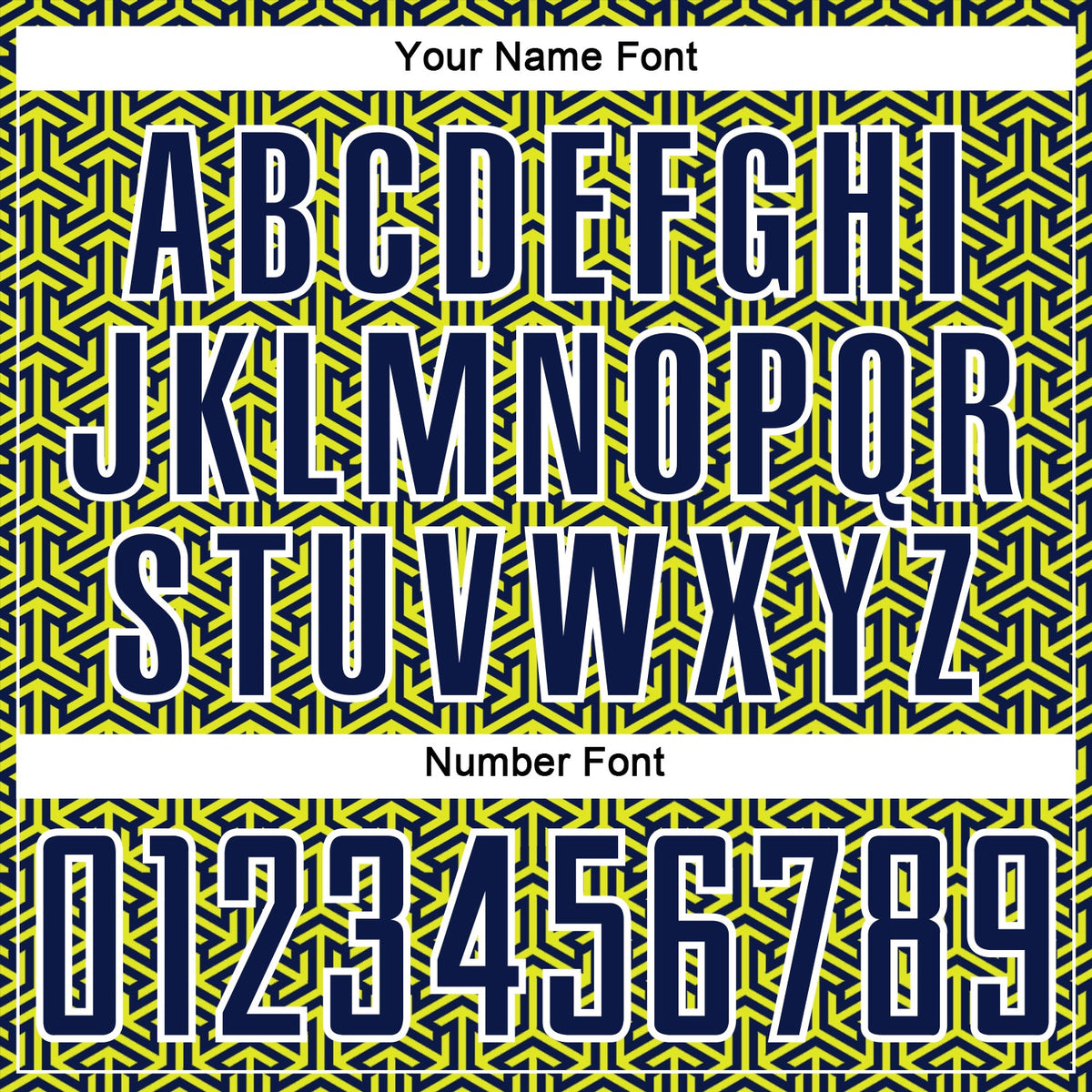 Custom Navy Neon Yellow-White Geometric Arrow Sublimation Soccer Uniform Jersey Limited