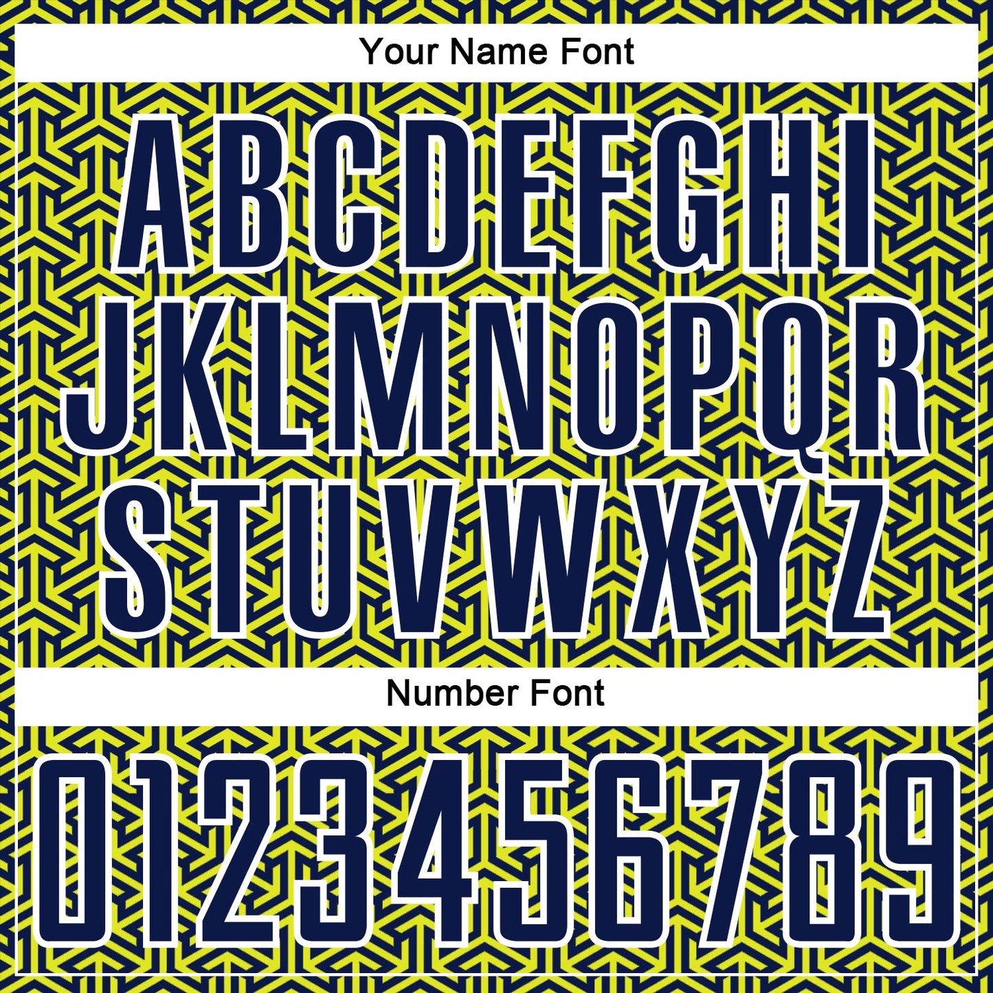 Custom Navy Neon Yellow-White Geometric Arrow Sublimation Soccer Uniform Jersey Limited