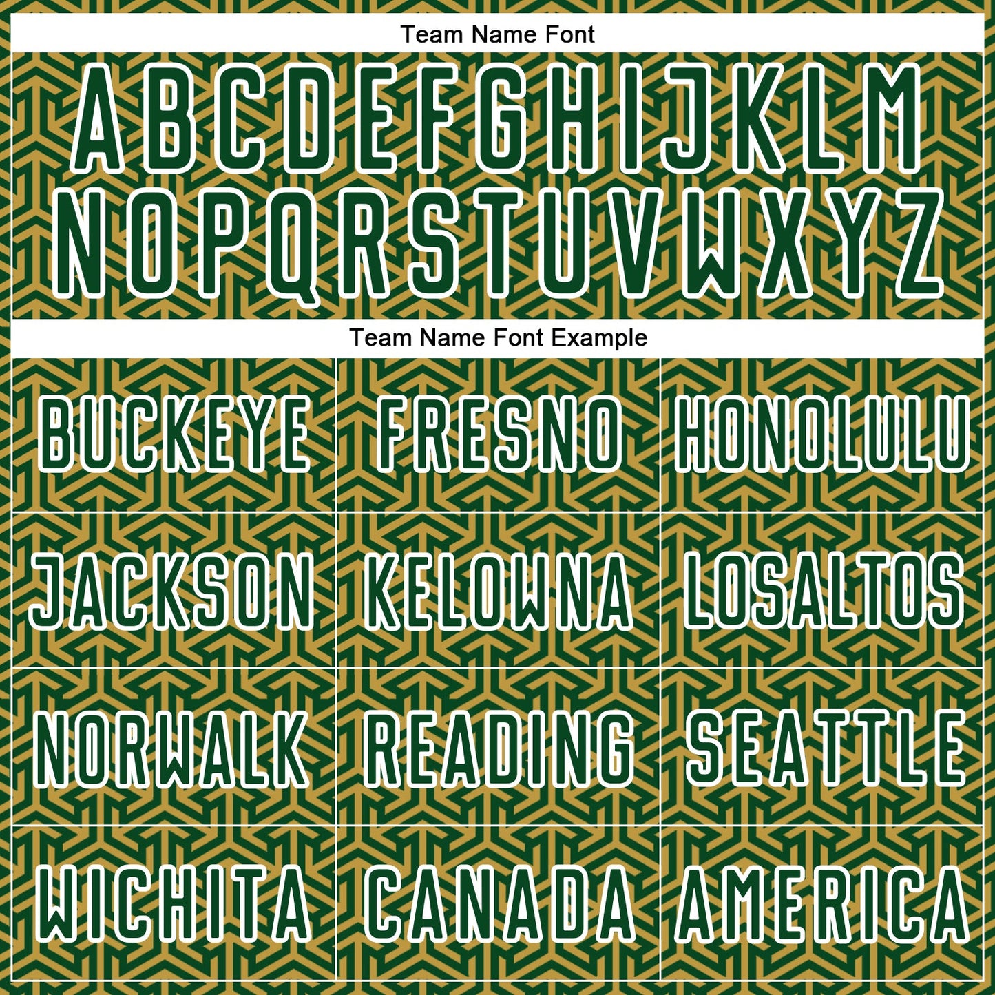 Custom Green Old Gold-White Geometric Arrow Sublimation Soccer Uniform Jersey Limited