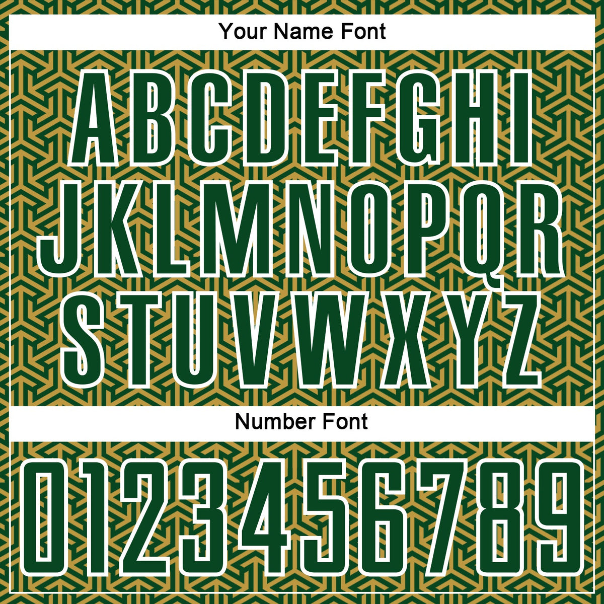 Custom Green Old Gold-White Geometric Arrow Sublimation Soccer Uniform Jersey Limited