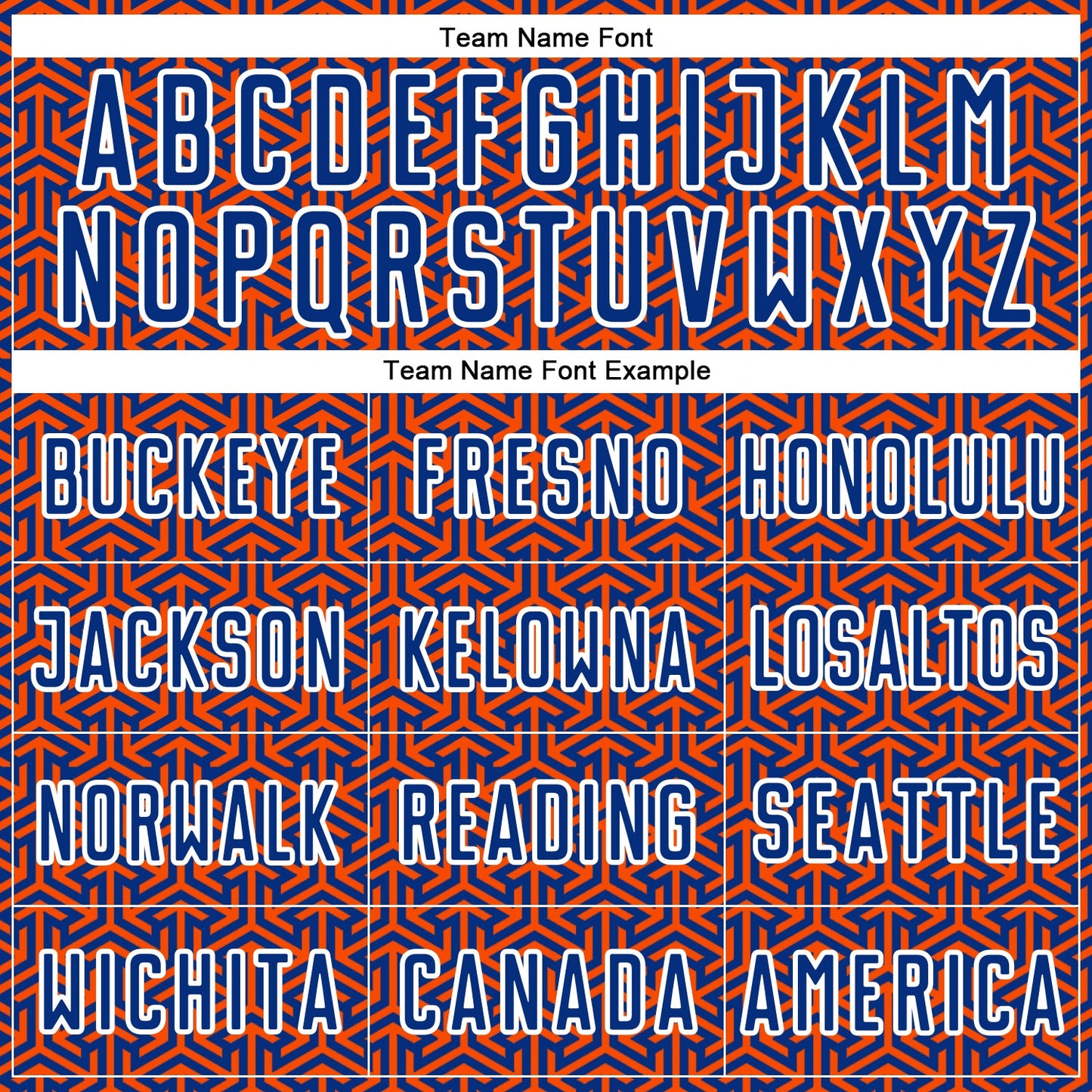 Custom Royal Orange-White Geometric Arrow Sublimation Soccer Uniform Jersey Limited