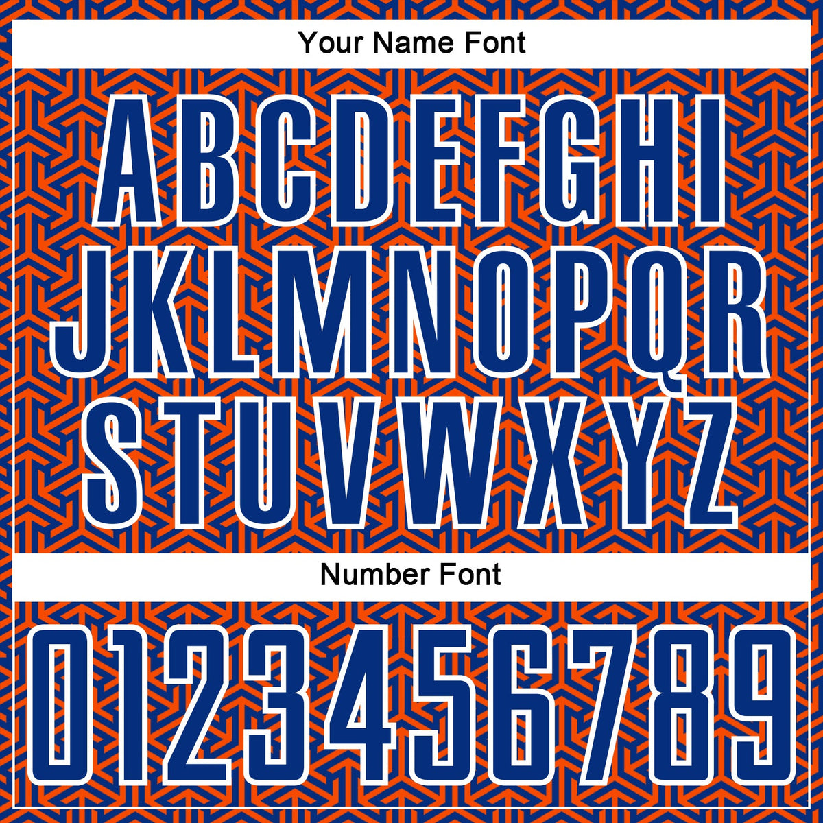 Custom Royal Orange-White Geometric Arrow Sublimation Soccer Uniform Jersey Limited