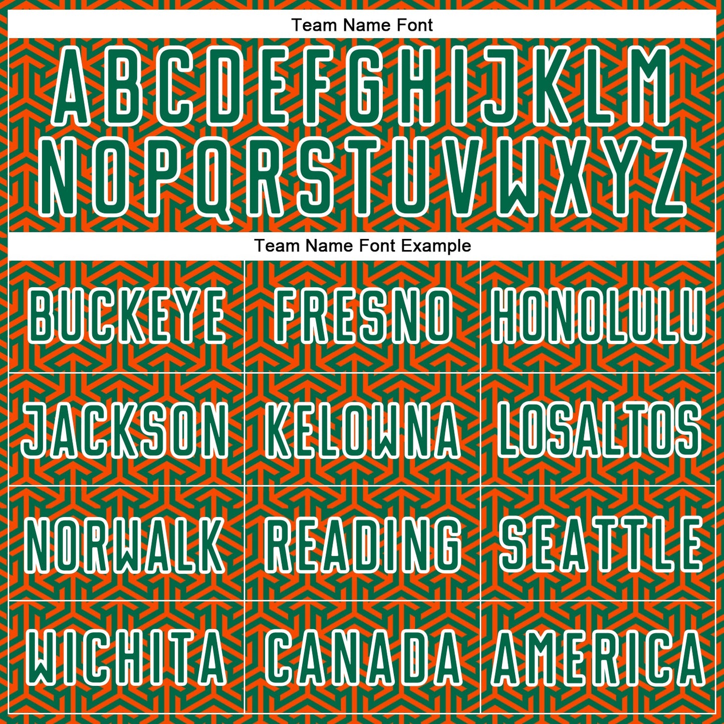 Custom Kelly Green Orange-White Geometric Arrow Sublimation Soccer Uniform Jersey Limited