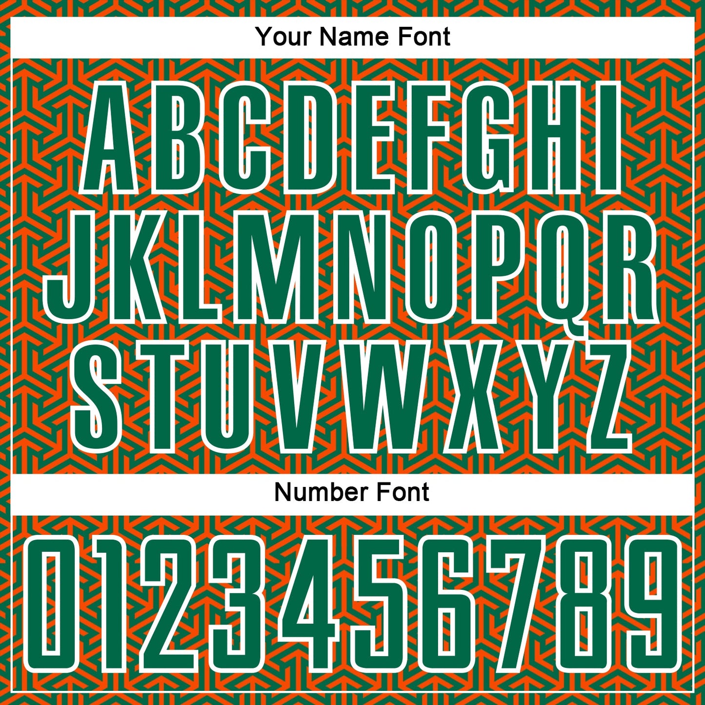 Custom Kelly Green Orange-White Geometric Arrow Sublimation Soccer Uniform Jersey Limited