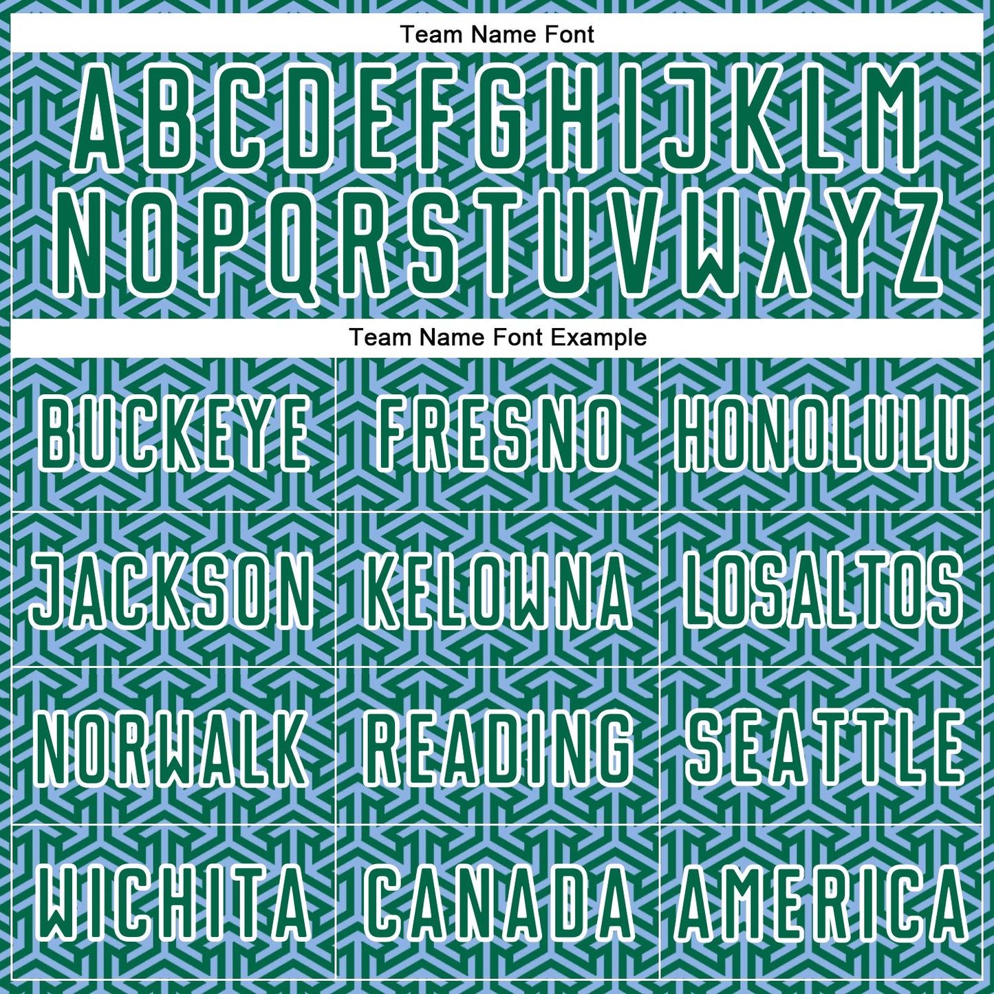 Custom Kelly Green Light Blue-White Geometric Arrow Sublimation Soccer Uniform Jersey Limited