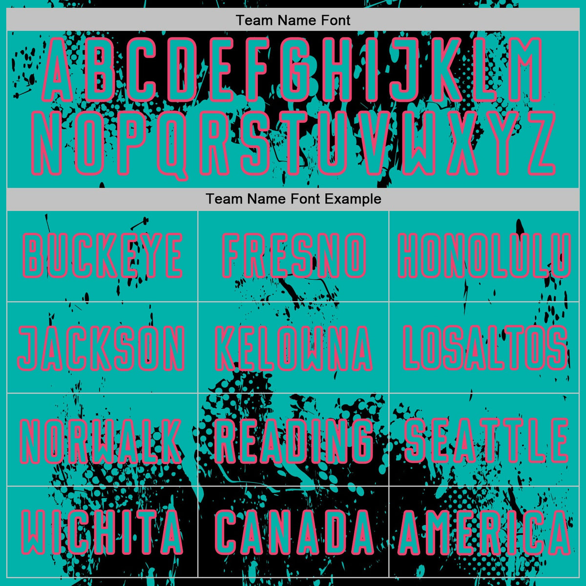 Custom Black Aqua-Neon Pink Abstract Splatter Grunge Art Sports Sublimation Soccer Uniform Jersey Limited