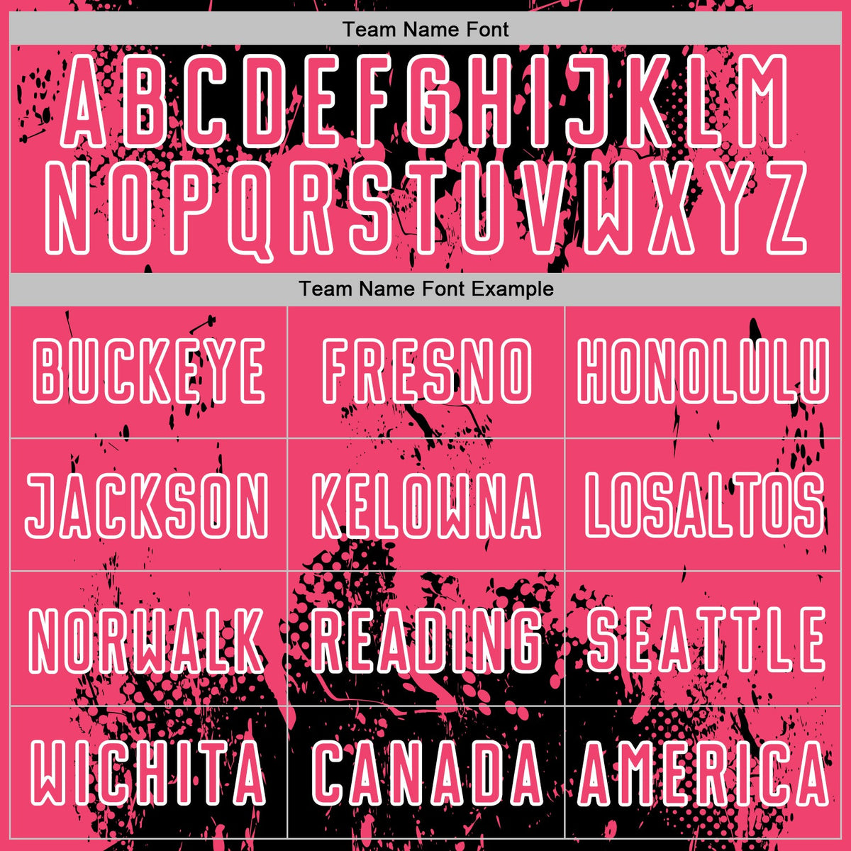 Custom Black Neon Pink-White Abstract Splatter Grunge Art Sports Sublimation Soccer Uniform Jersey Limited