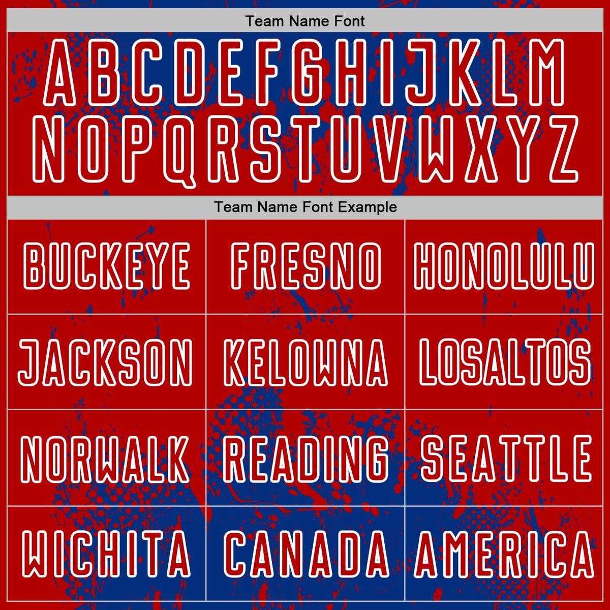 Custom Royal Red-White Abstract Splatter Grunge Art Sports Sublimation Soccer Uniform Jersey Limited