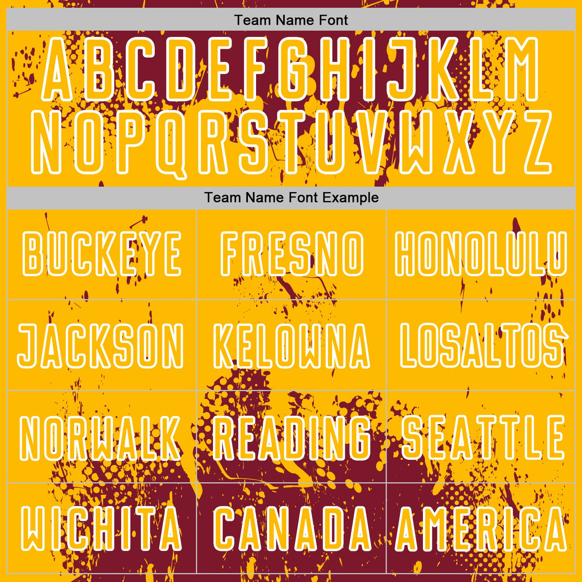 Custom Crimson Gold-White Abstract Splatter Grunge Art Sports Sublimation Soccer Uniform Jersey Limited