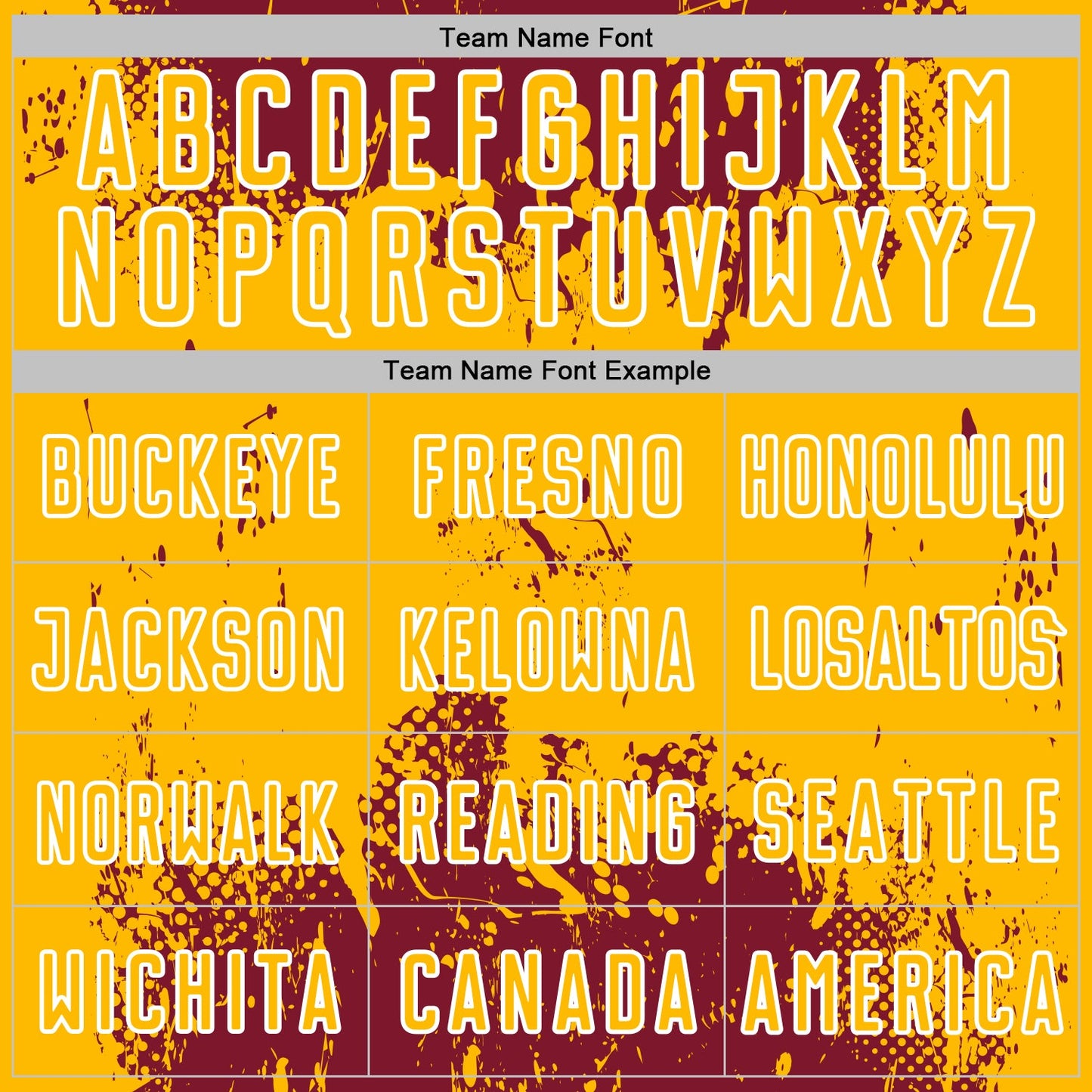 Custom Crimson Gold-White Abstract Splatter Grunge Art Sports Sublimation Soccer Uniform Jersey Limited