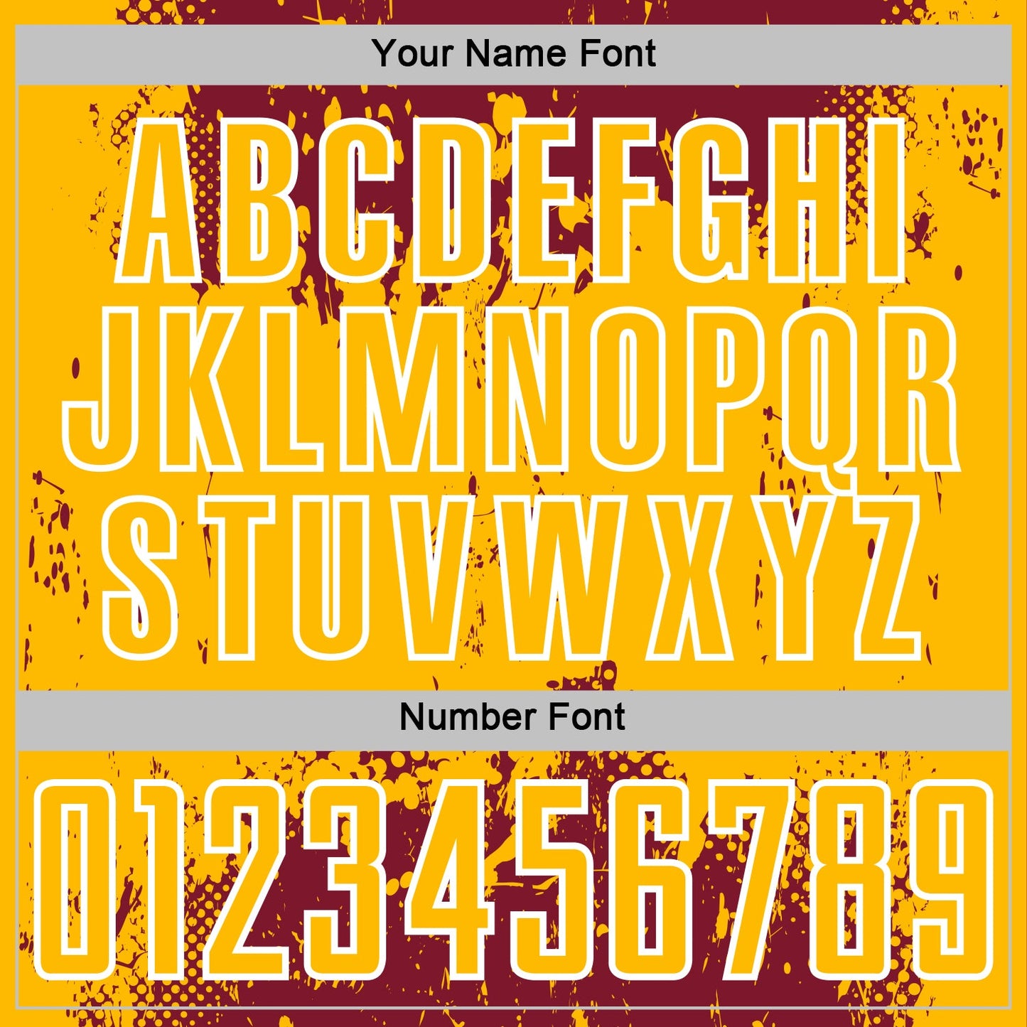 Custom Crimson Gold-White Abstract Splatter Grunge Art Sports Sublimation Soccer Uniform Jersey Limited