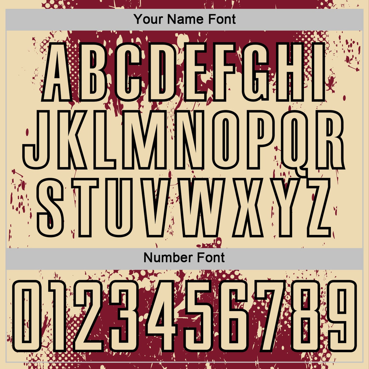 Custom Crimson Cream-Black Abstract Splatter Grunge Art Sports Sublimation Soccer Uniform Jersey Limited