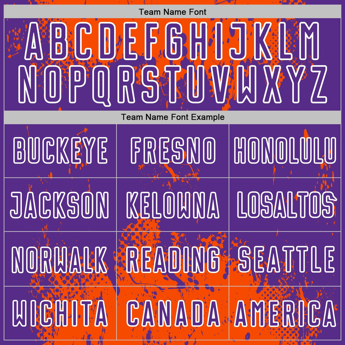 Custom Orange Purple-White Abstract Splatter Grunge Art Sports Sublimation Soccer Uniform Jersey Limited